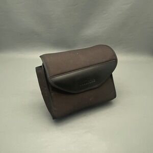 Nikon Vintage Black Canvas Camera Case Pouch Belt Loop Bag 8" x 7"